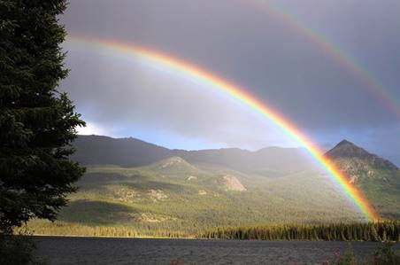 自然, 虹, 屋外, 空 が含まれている画像

非常に高い精度で生成された説明